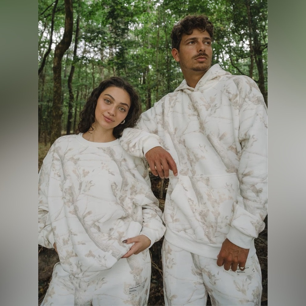 SOLD OUT! Cmfrt Minimalist White Oak Camo Crew Neck Sweatshirt